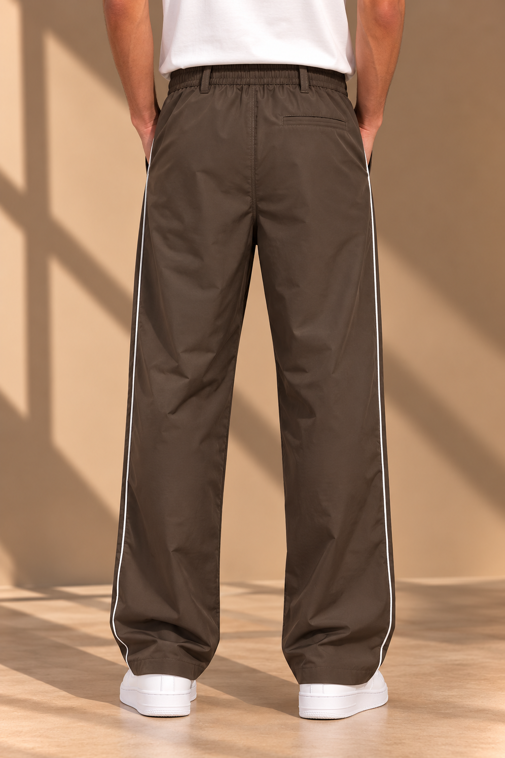 Longline Track Pant - Espresso
